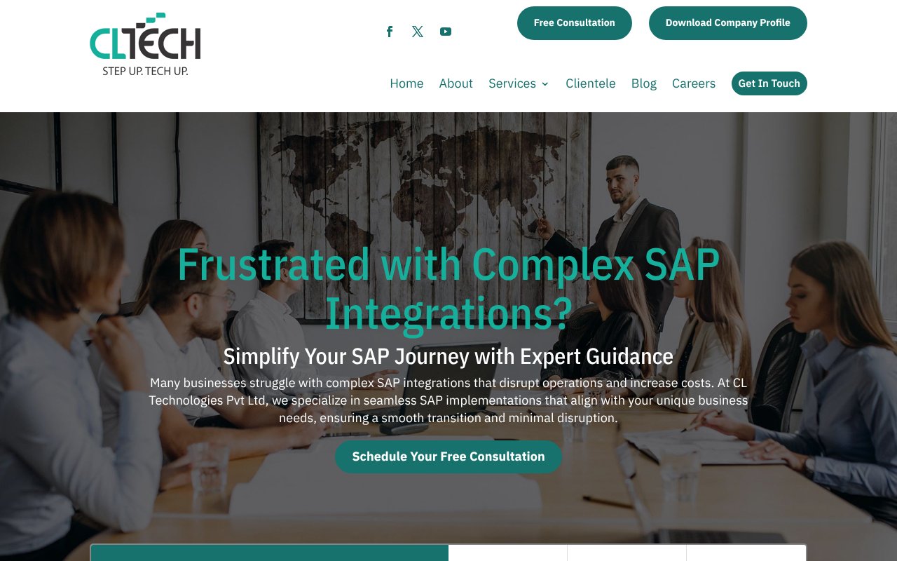 Screenshot of cltechglobal.com