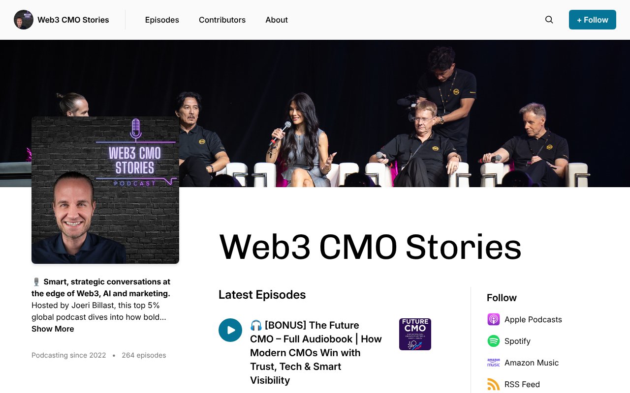 Screenshot of cmo-stories.com