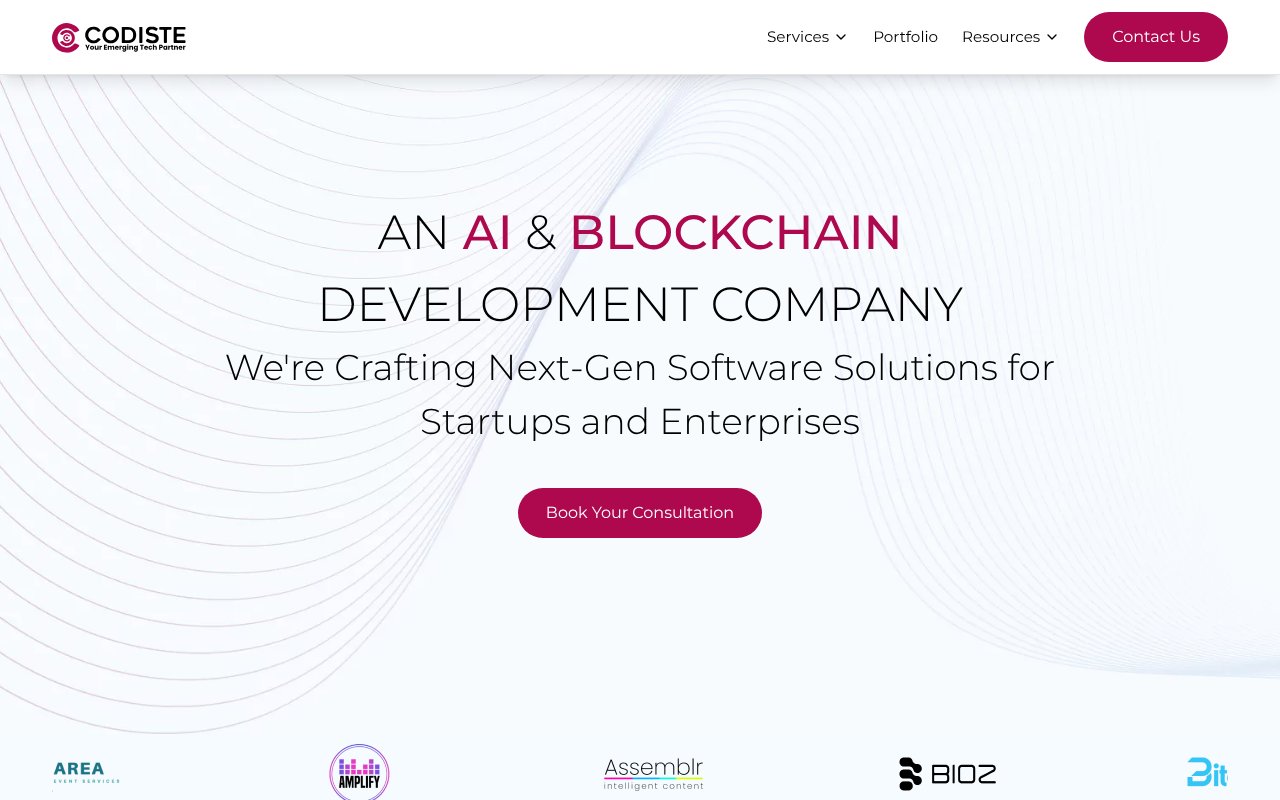 Screenshot of codiste.com