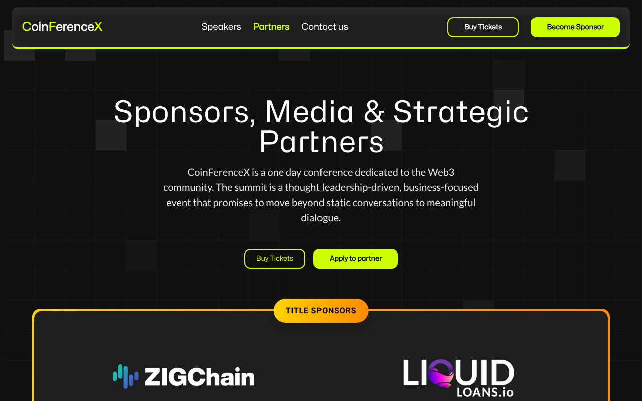 Screenshot of coinferencex.com