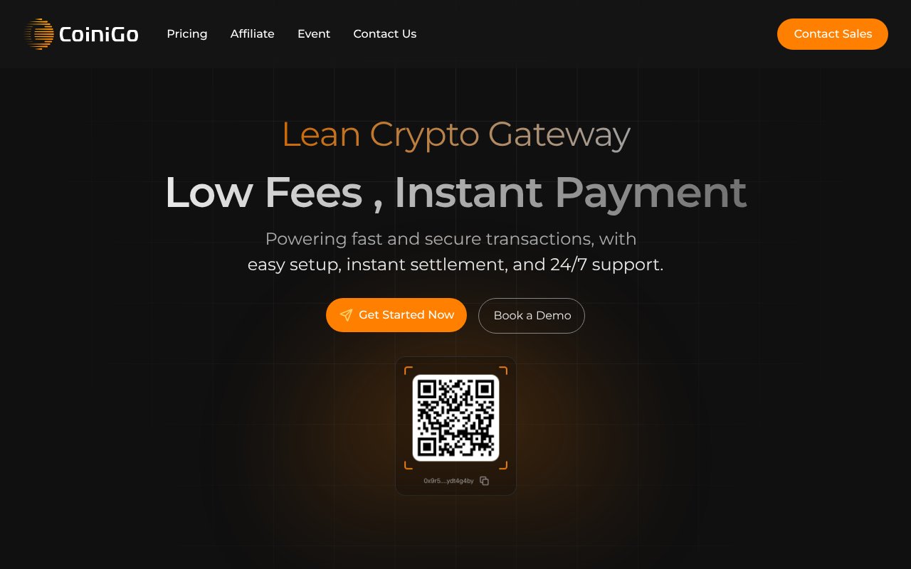 Screenshot of coinigo.com