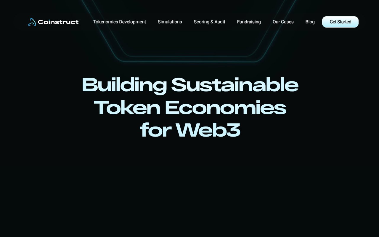 Screenshot of coinstruct.tech