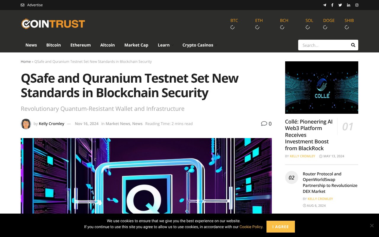 Screenshot of cointrust.com