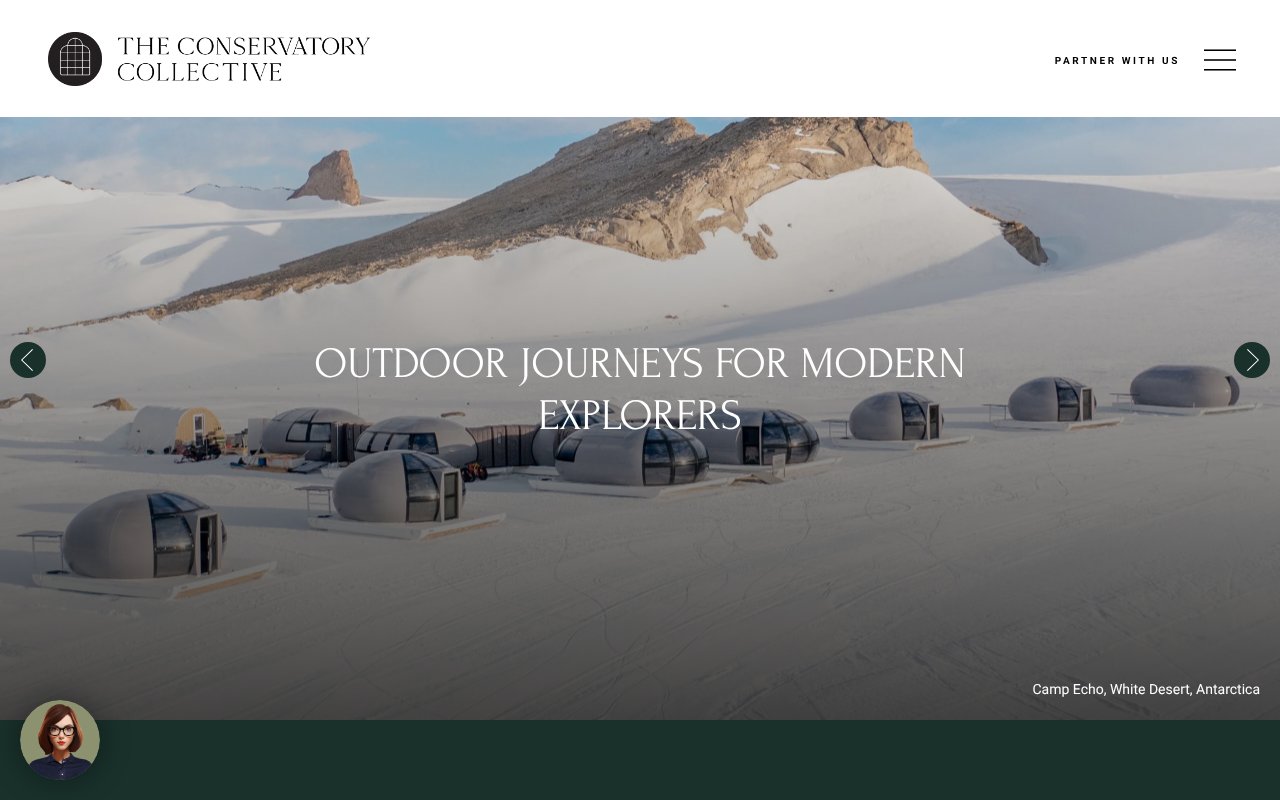 Screenshot of collectiveretreats.com