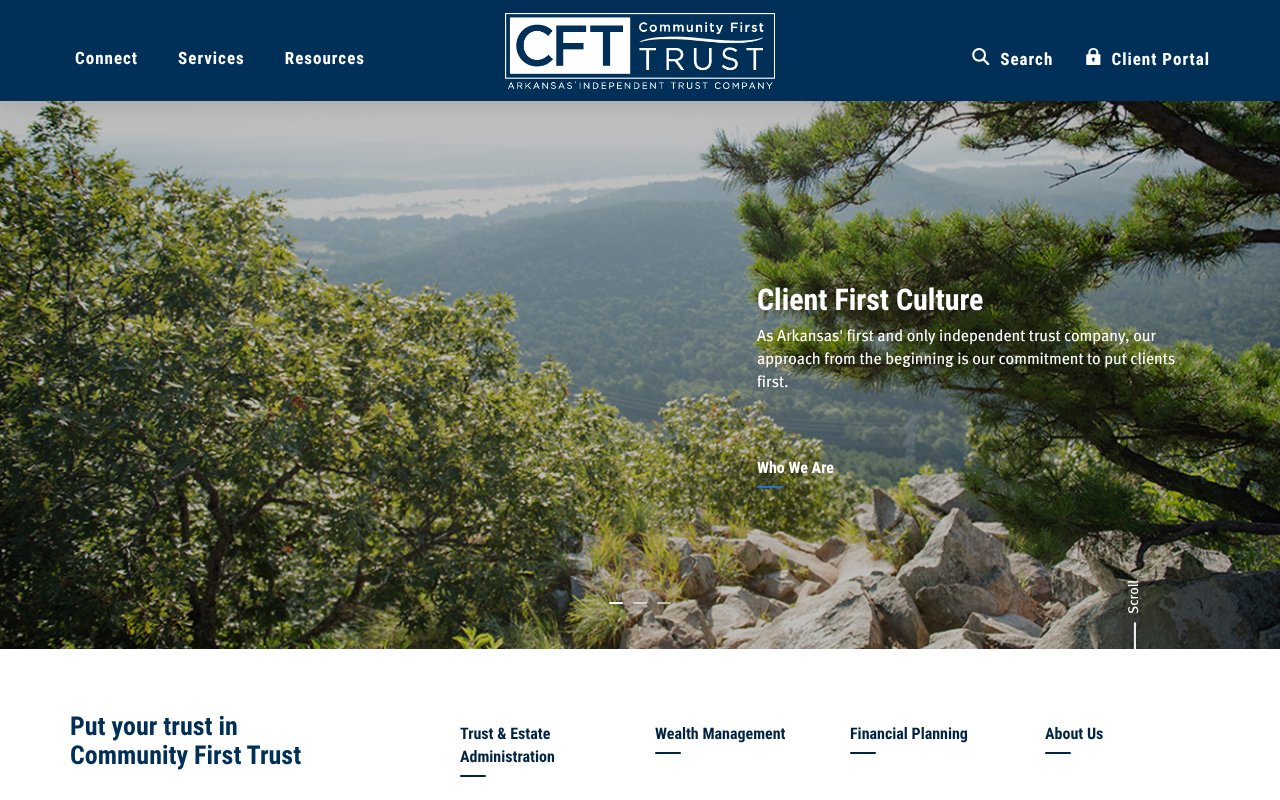 Screenshot of communityfirsttrust.com