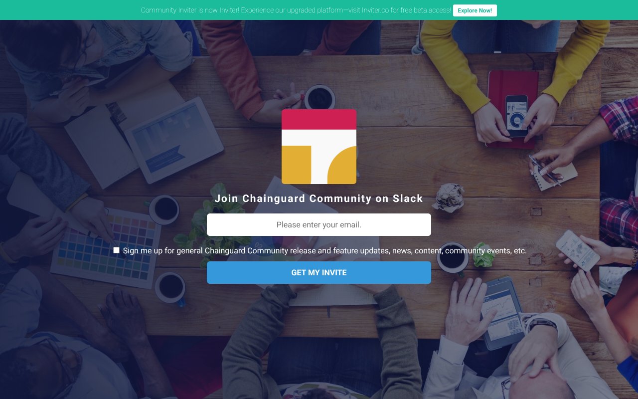 Screenshot of communityinviter.com
