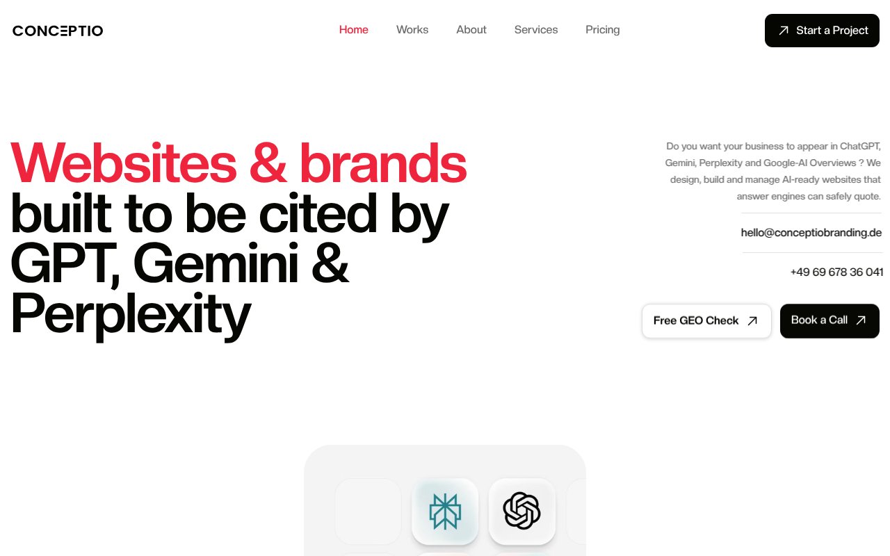 Screenshot of conceptiobranding.de