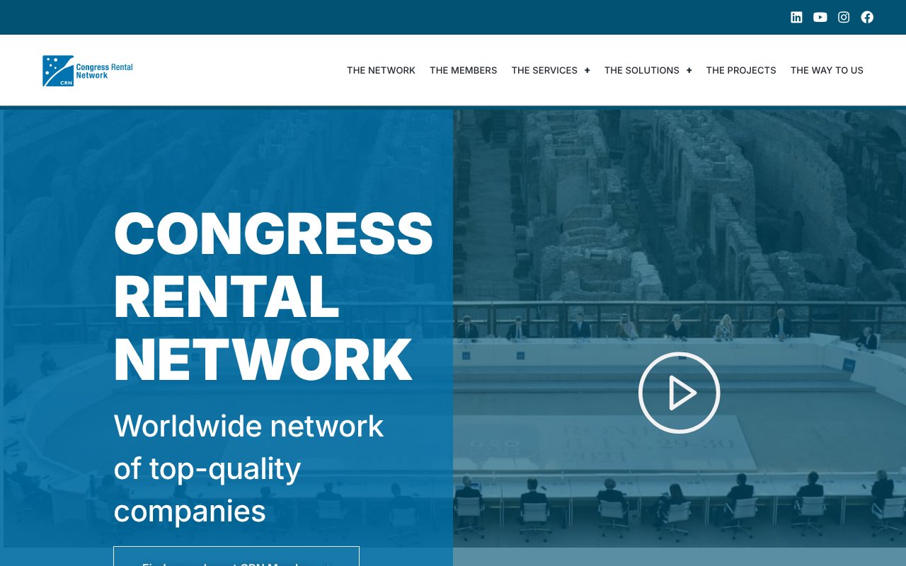 Screenshot of congressrentalnetwork.com