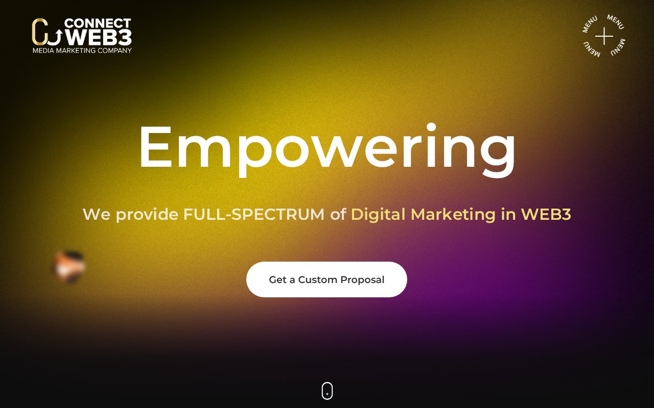 Screenshot of connectweb3.ph