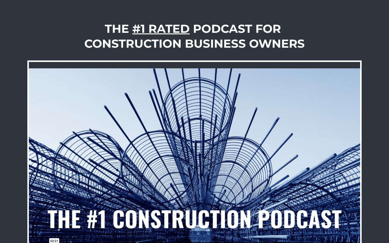 Screenshot of constructionbusinessaccelerator.com