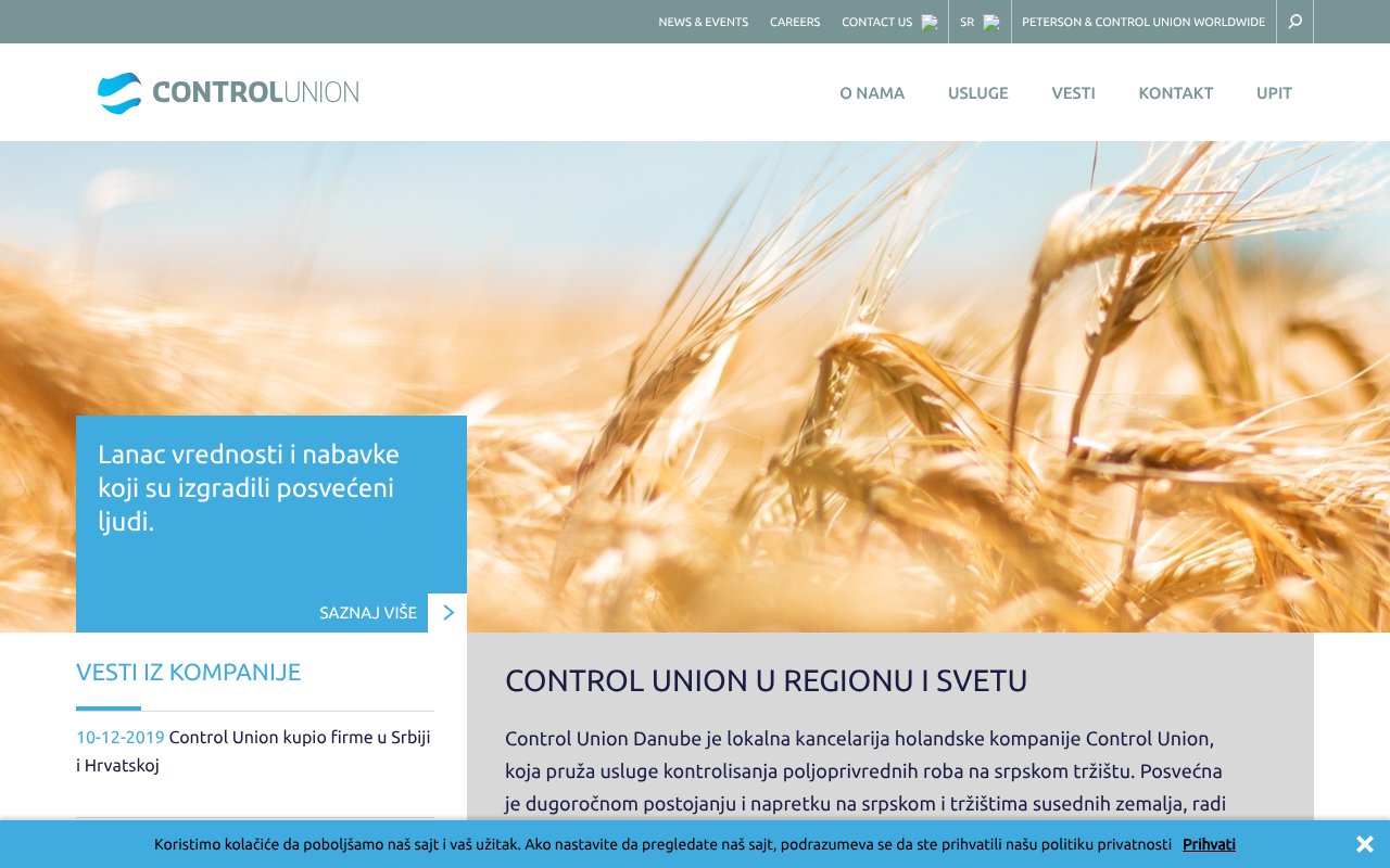 Screenshot of controlunion.rs