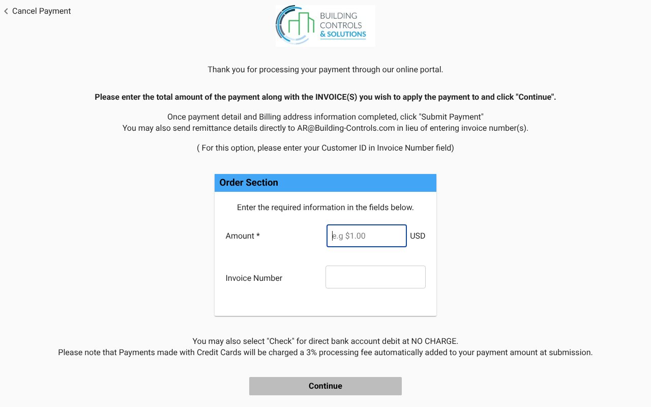 Screenshot of convergepay.com