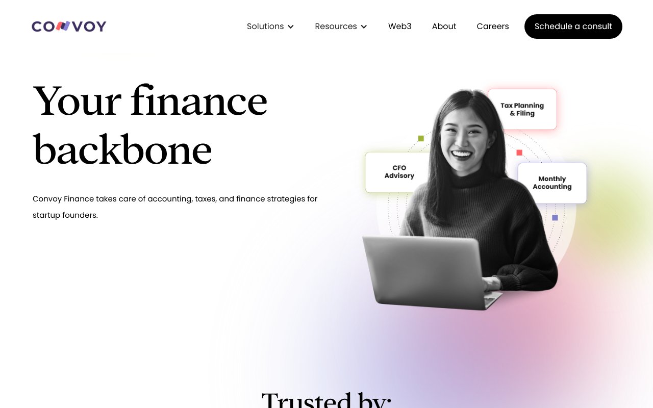 Screenshot of convoyfinance.com