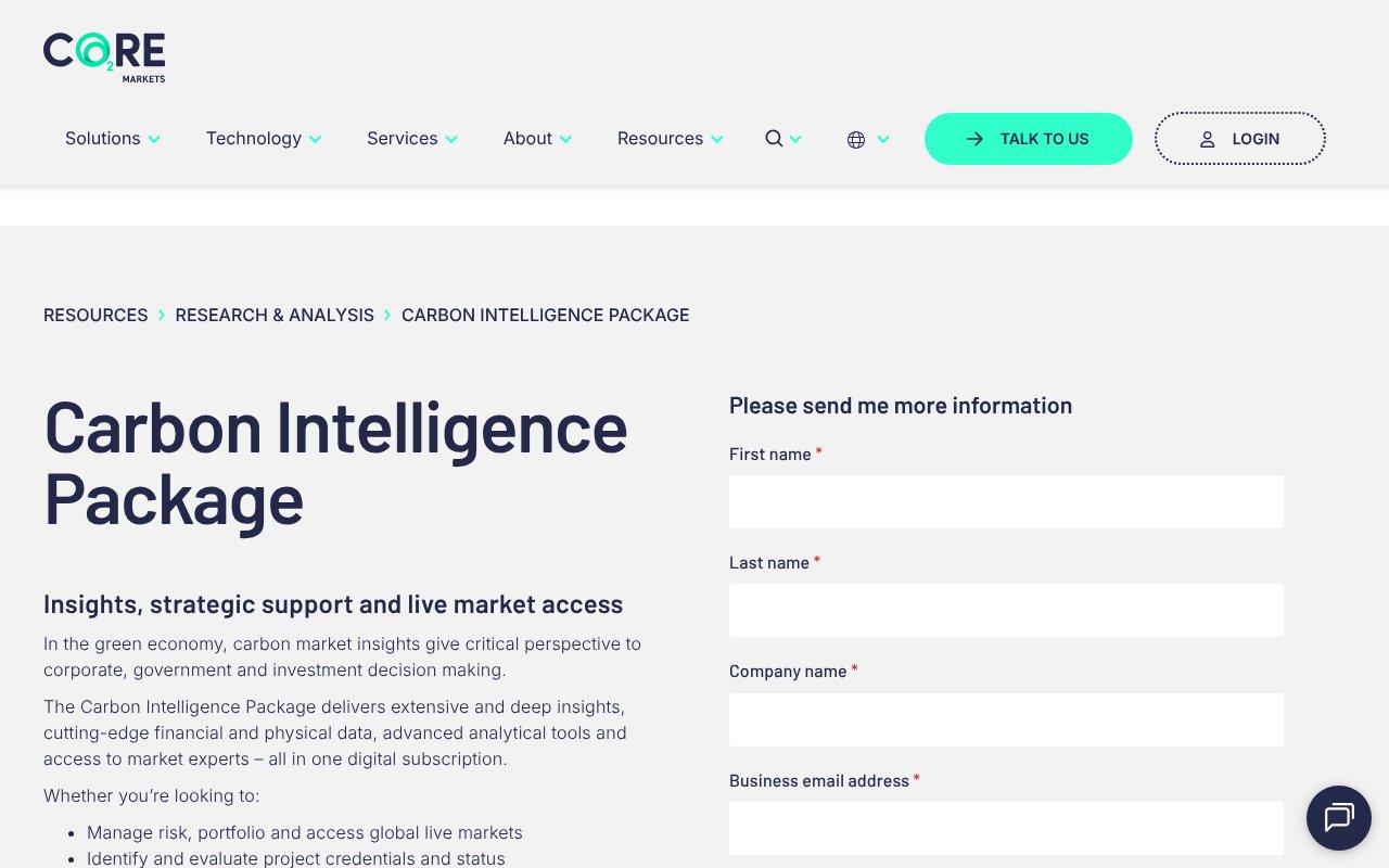 Screenshot of coremarkets.co