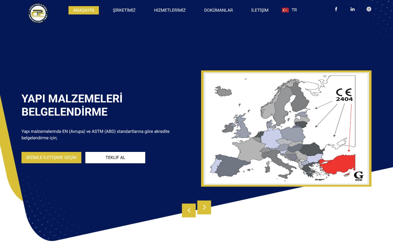 Screenshot of cpcert.org