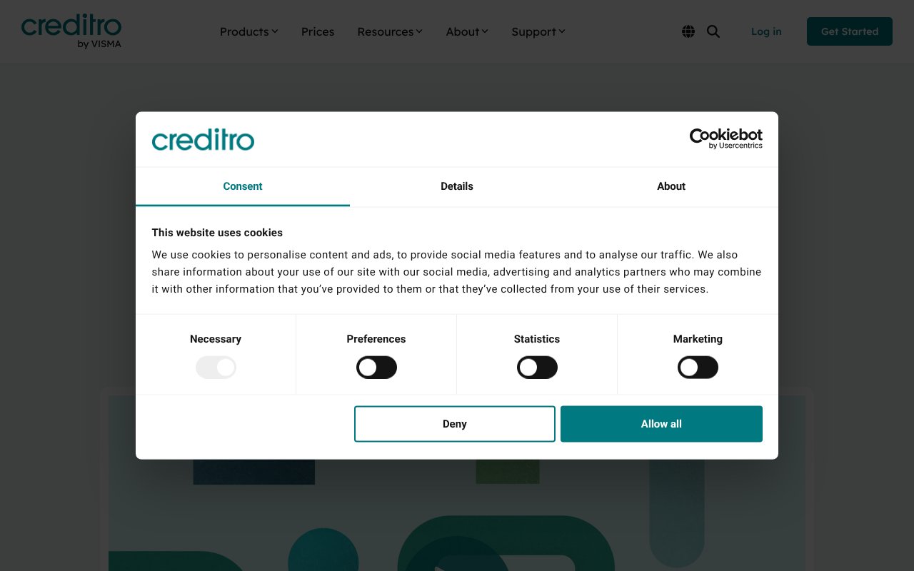 Screenshot of creditro.com