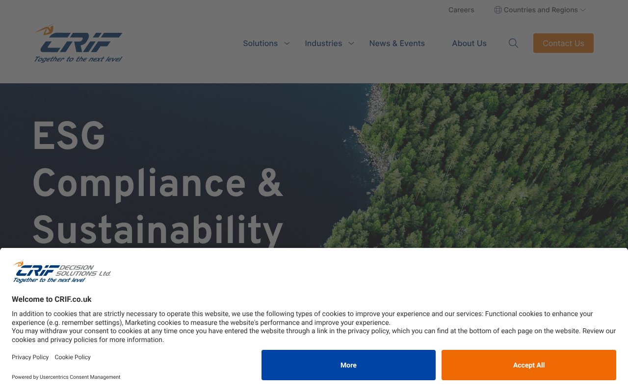 Screenshot of crif.co.uk