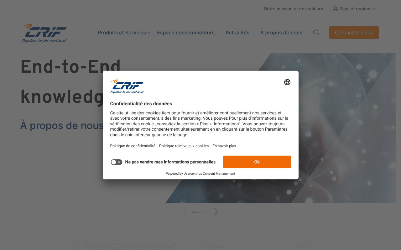 Screenshot of crif.mg