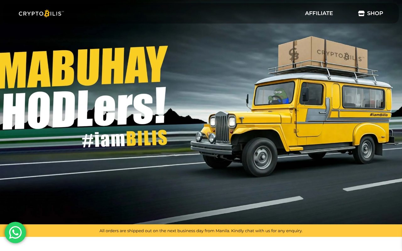 Screenshot of cryptobilis.com.ph