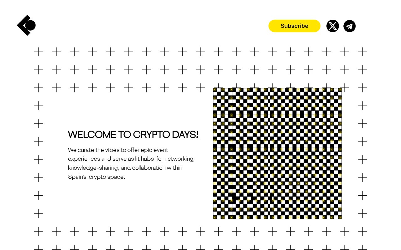 Screenshot of cryptodays.xyz