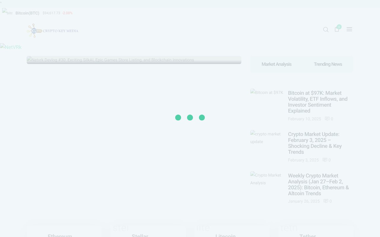 Screenshot of cryptokeymedia.com