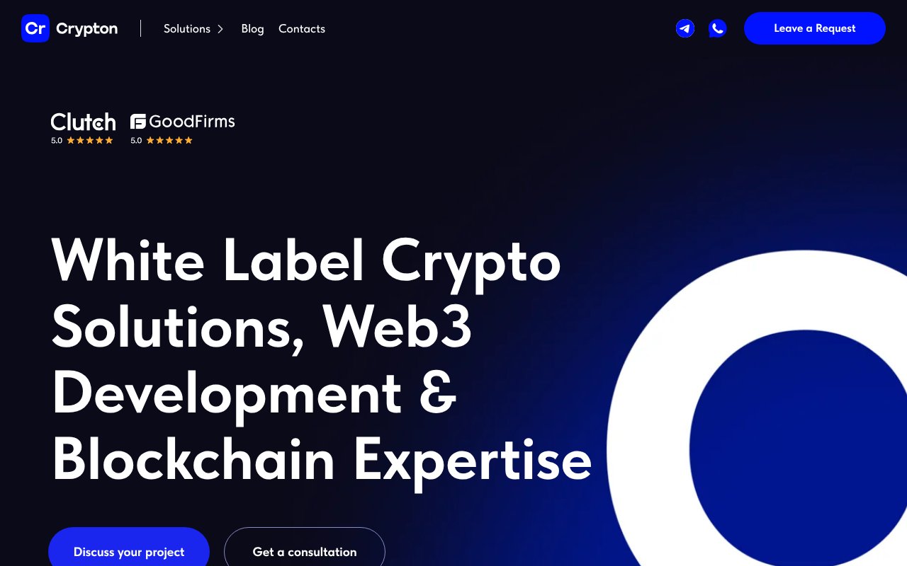 Screenshot of crypton.studio