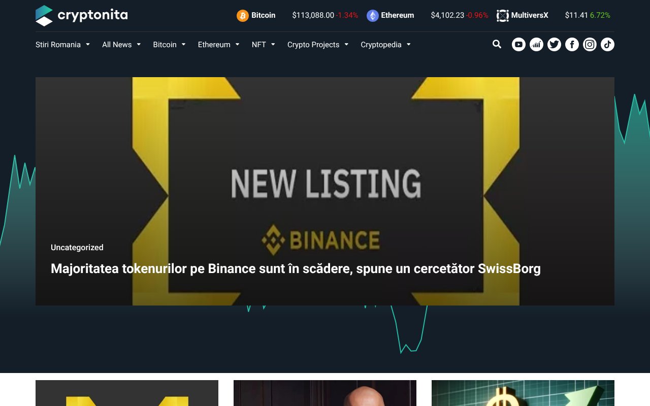 Screenshot of cryptonita.ro
