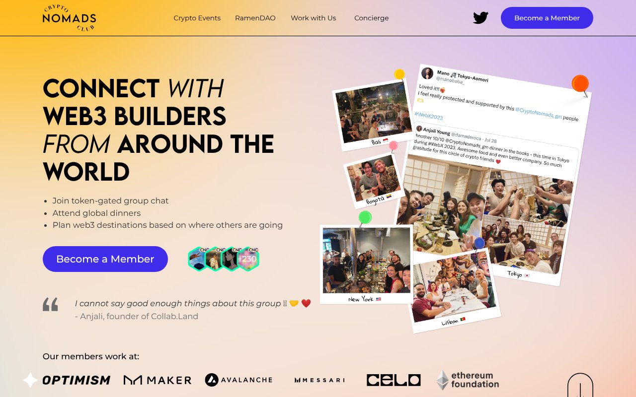 Screenshot of cryptonomads.org