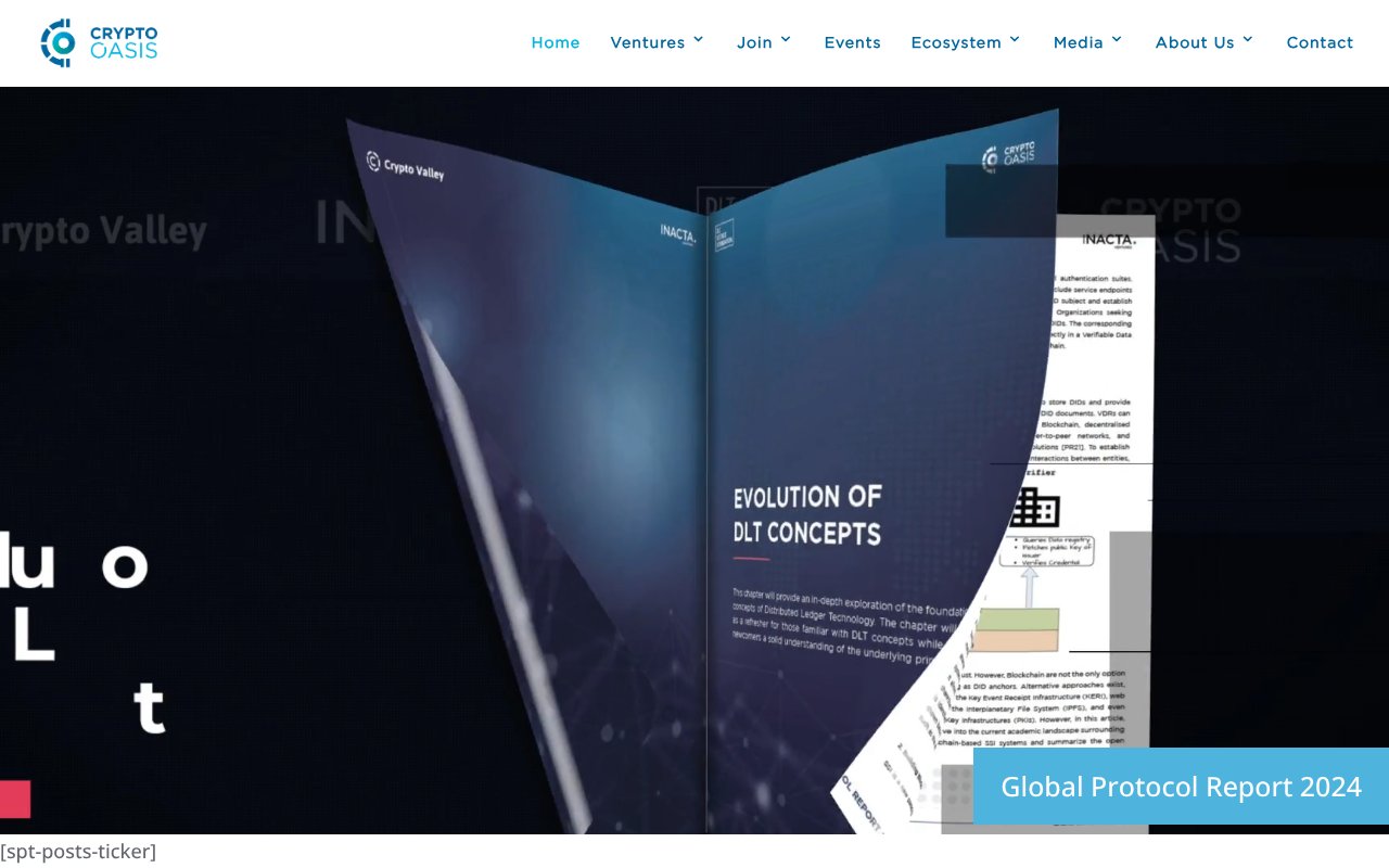 Screenshot of cryptooasis.ae