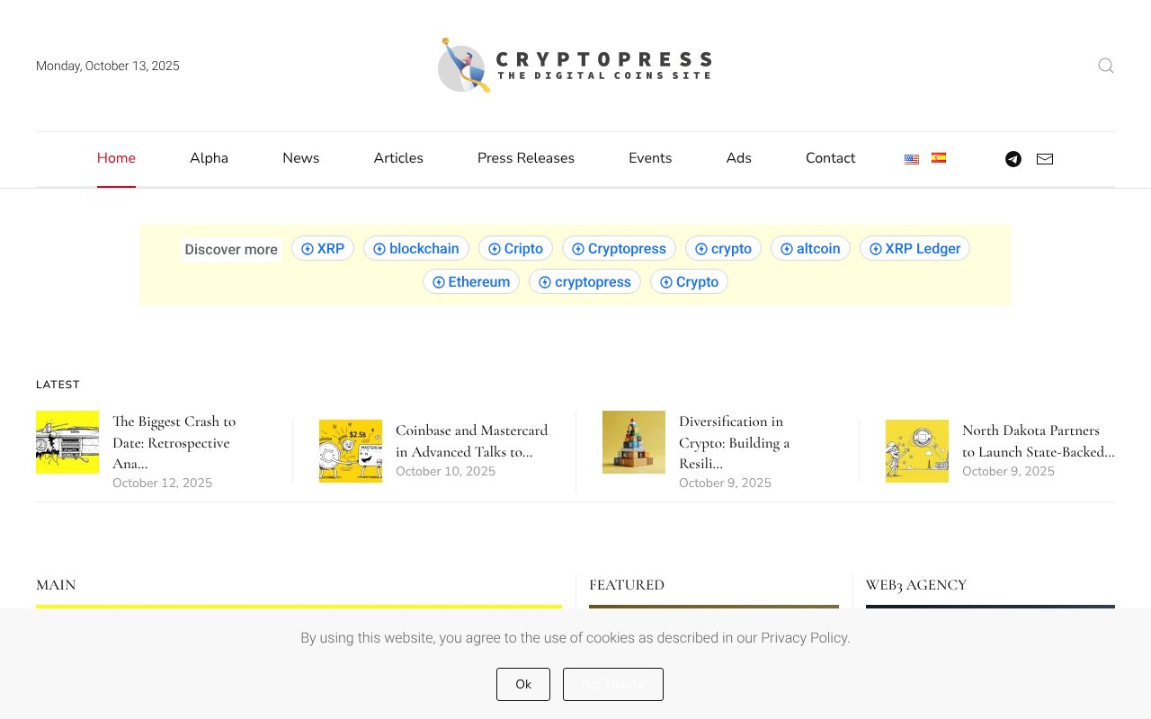 Screenshot of cryptopress.site