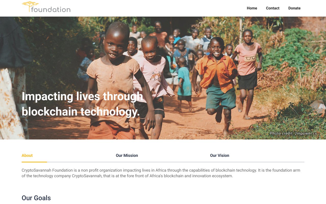 Screenshot of cryptosavannah.com