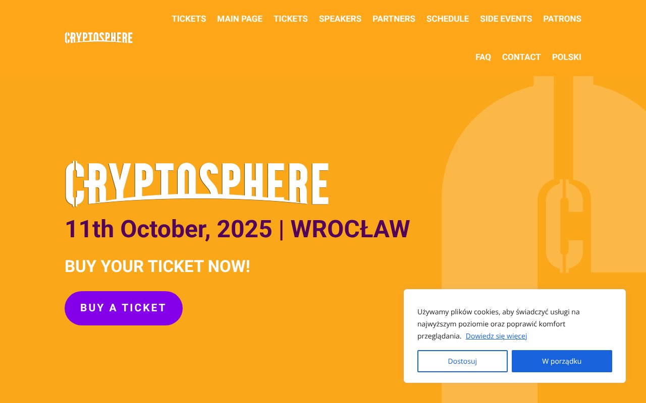 Screenshot of cryptosphere.pl