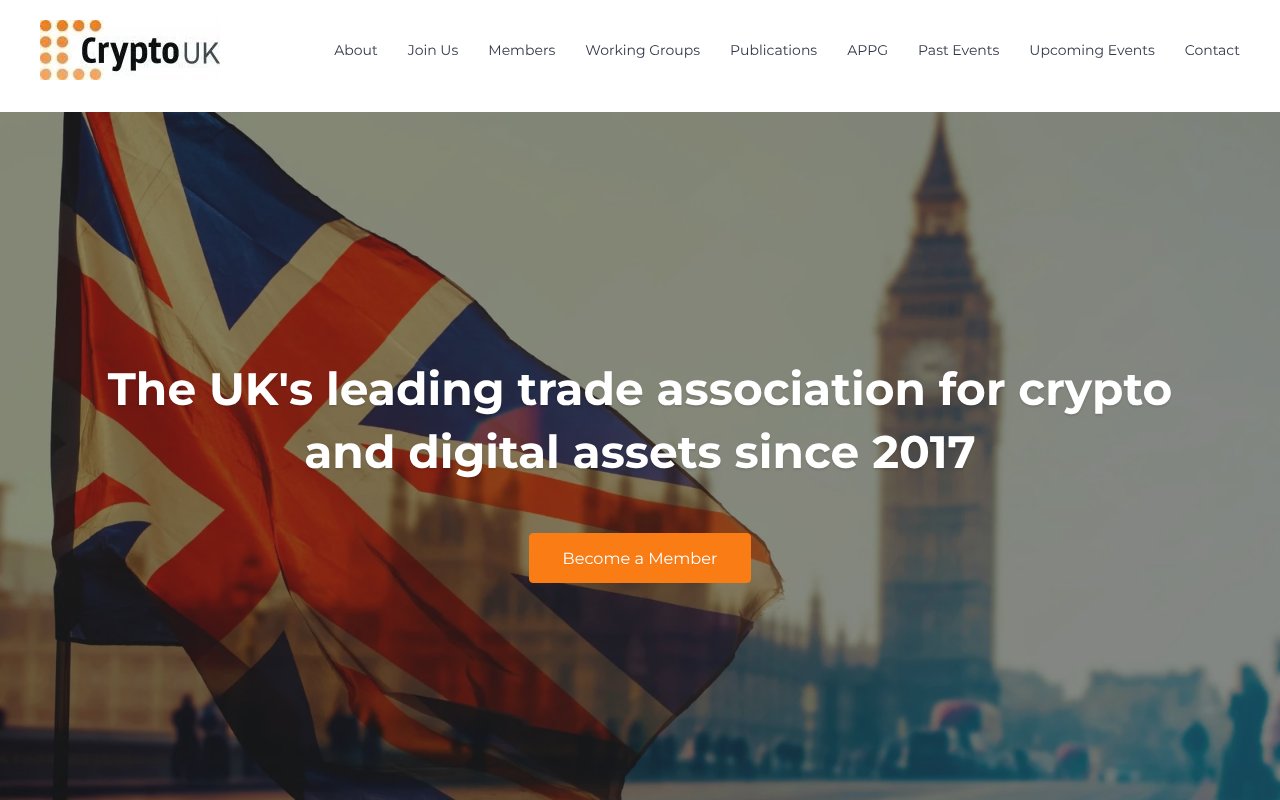 Screenshot of cryptouk.io