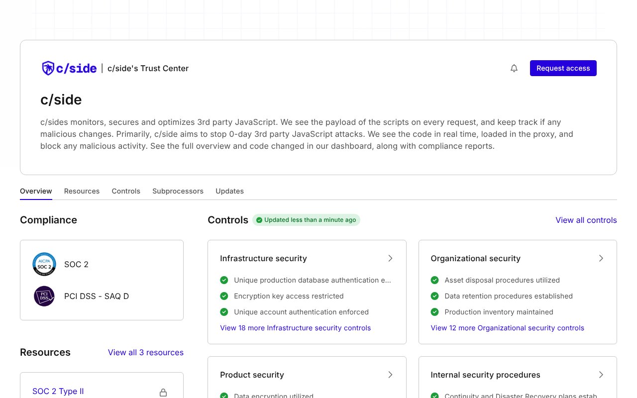 Screenshot of cside.com