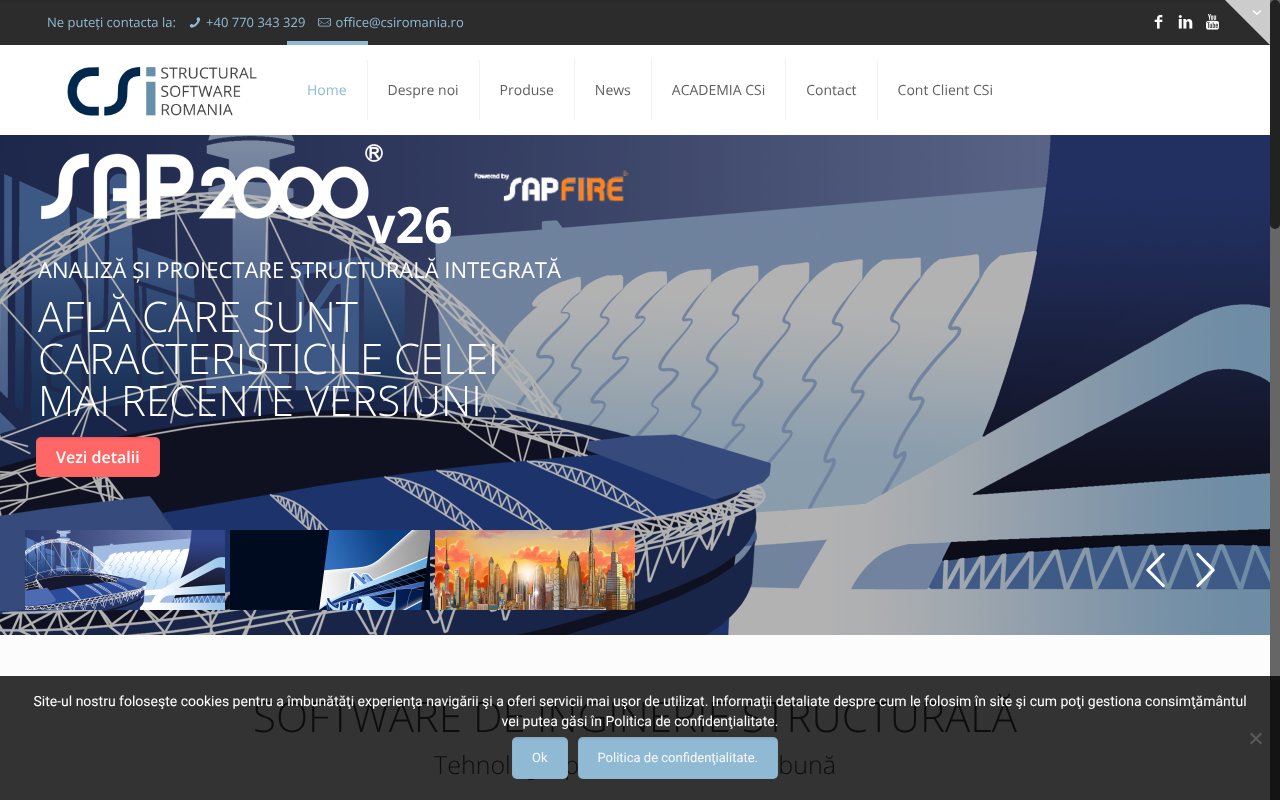 Screenshot of csiromania.ro