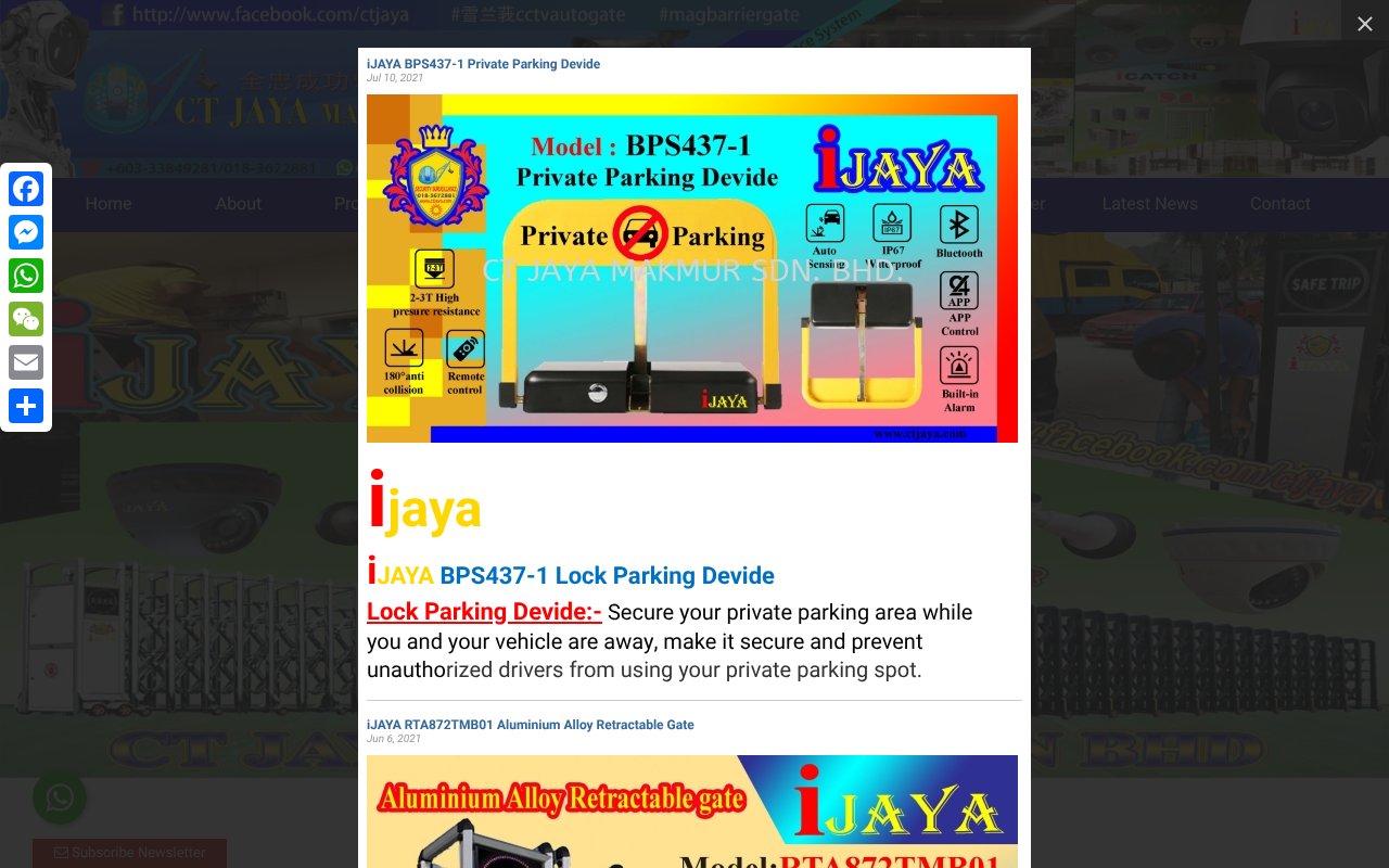 Screenshot of ctjaya.com