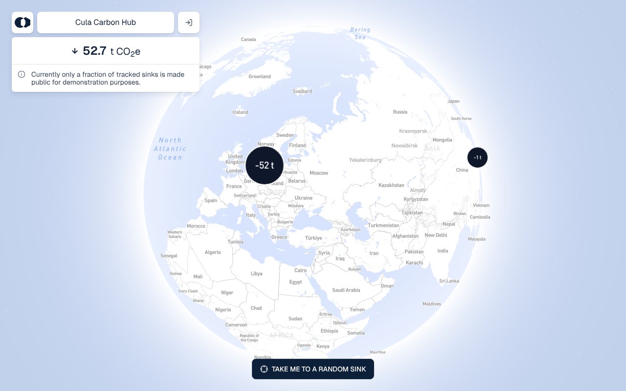 Screenshot of cula.earth