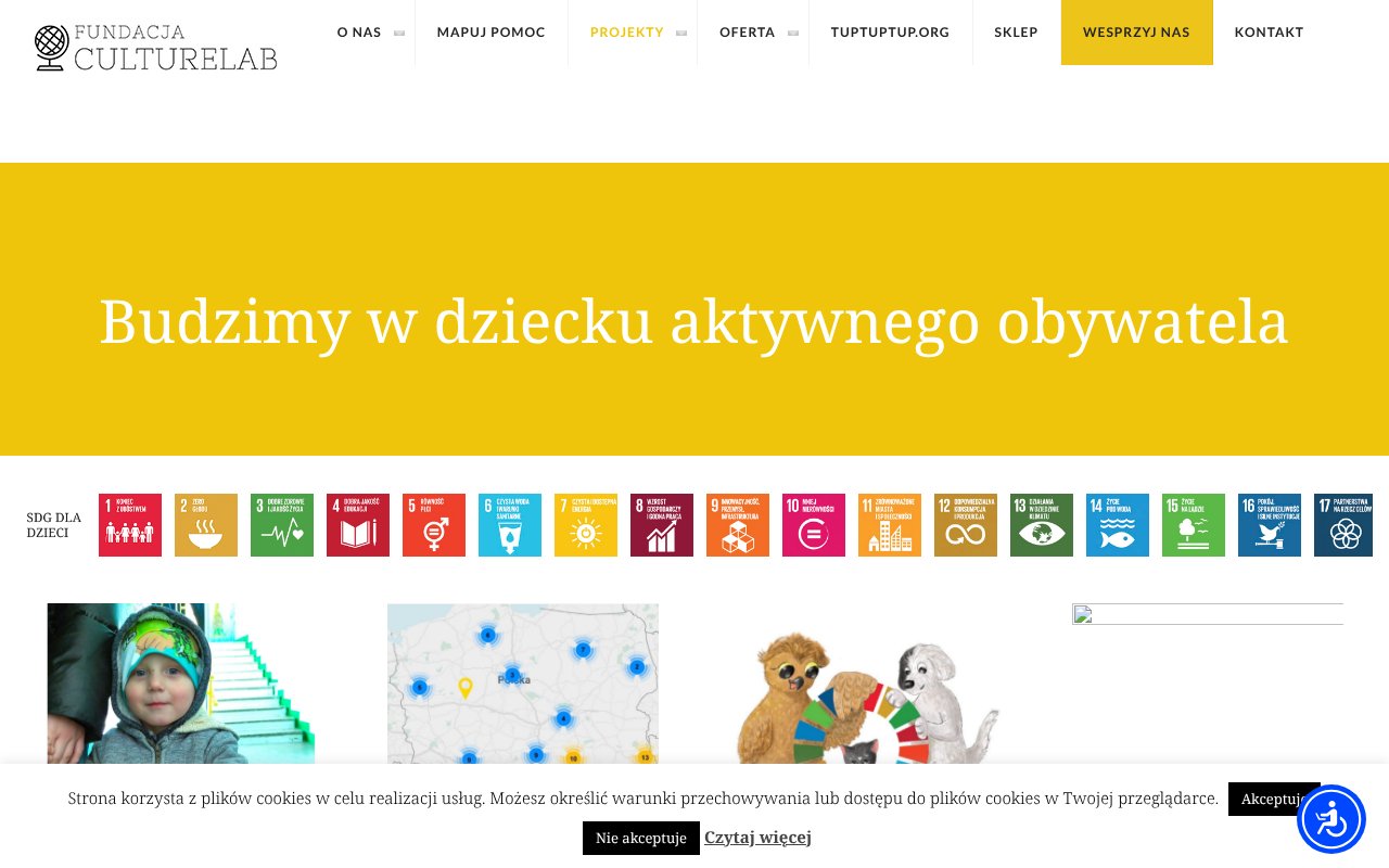 Screenshot of culturelab.pl