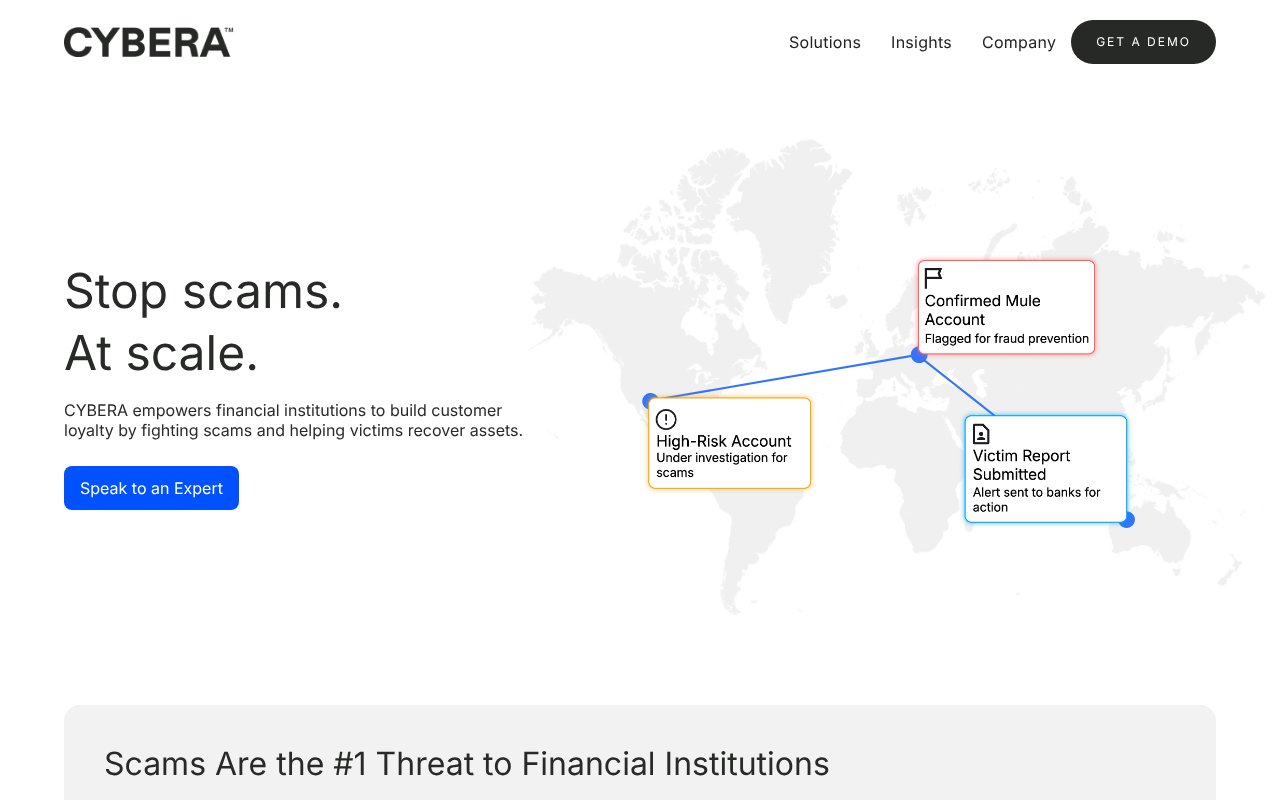 Screenshot of cybera.io