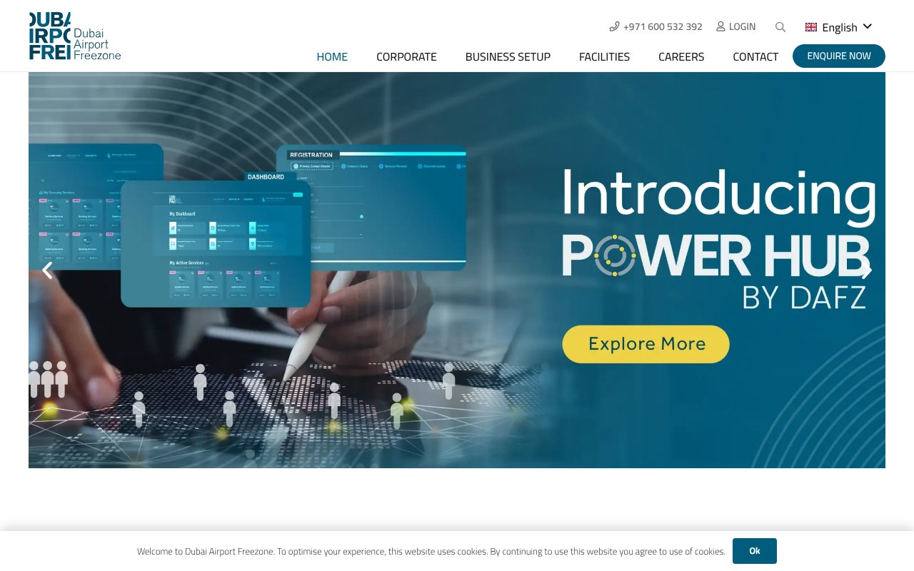 Screenshot of dafz.ae