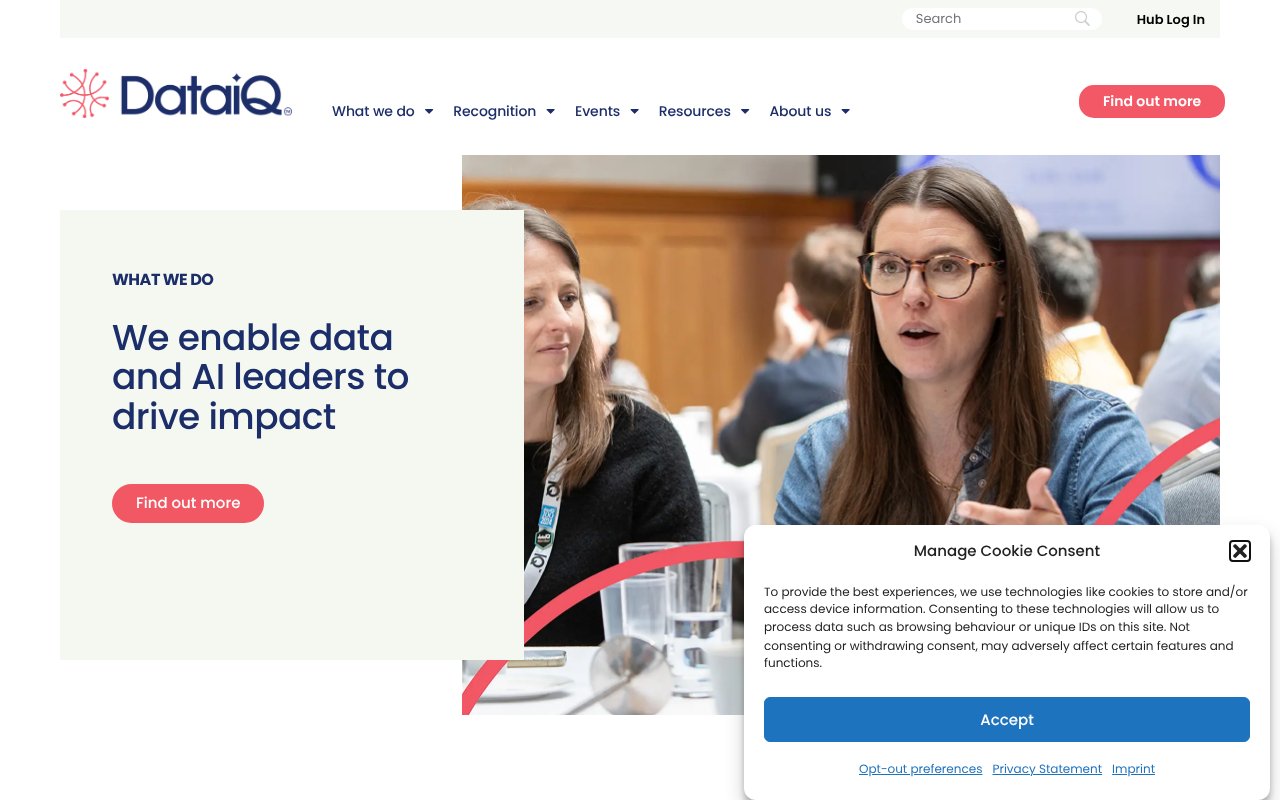 Screenshot of dataiq.global