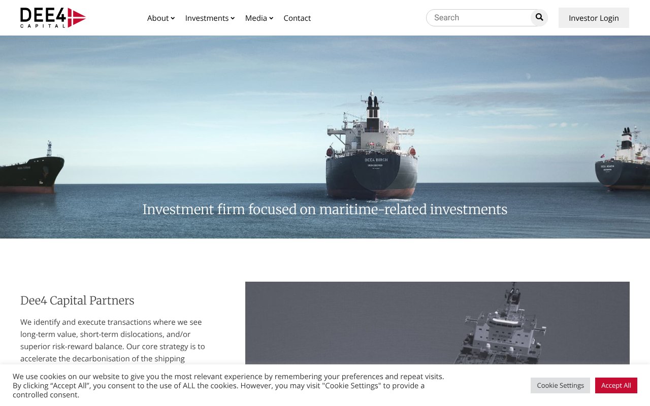 Screenshot of dee4capital.com