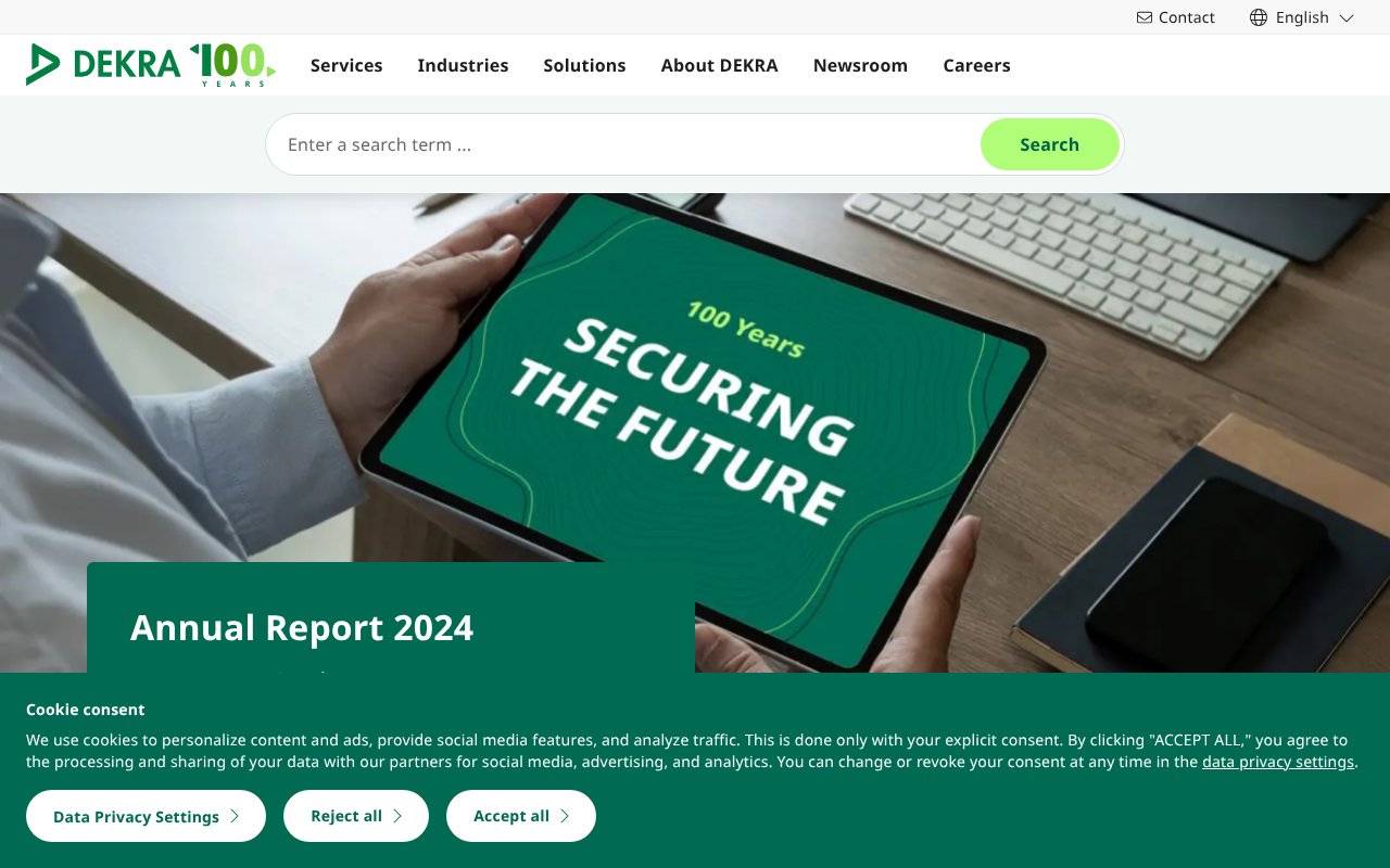 Screenshot of dekra.ca