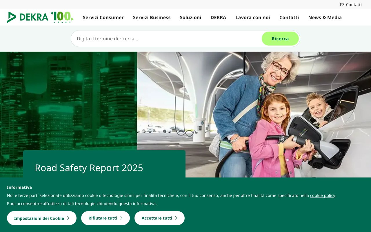 Screenshot of dekra.it