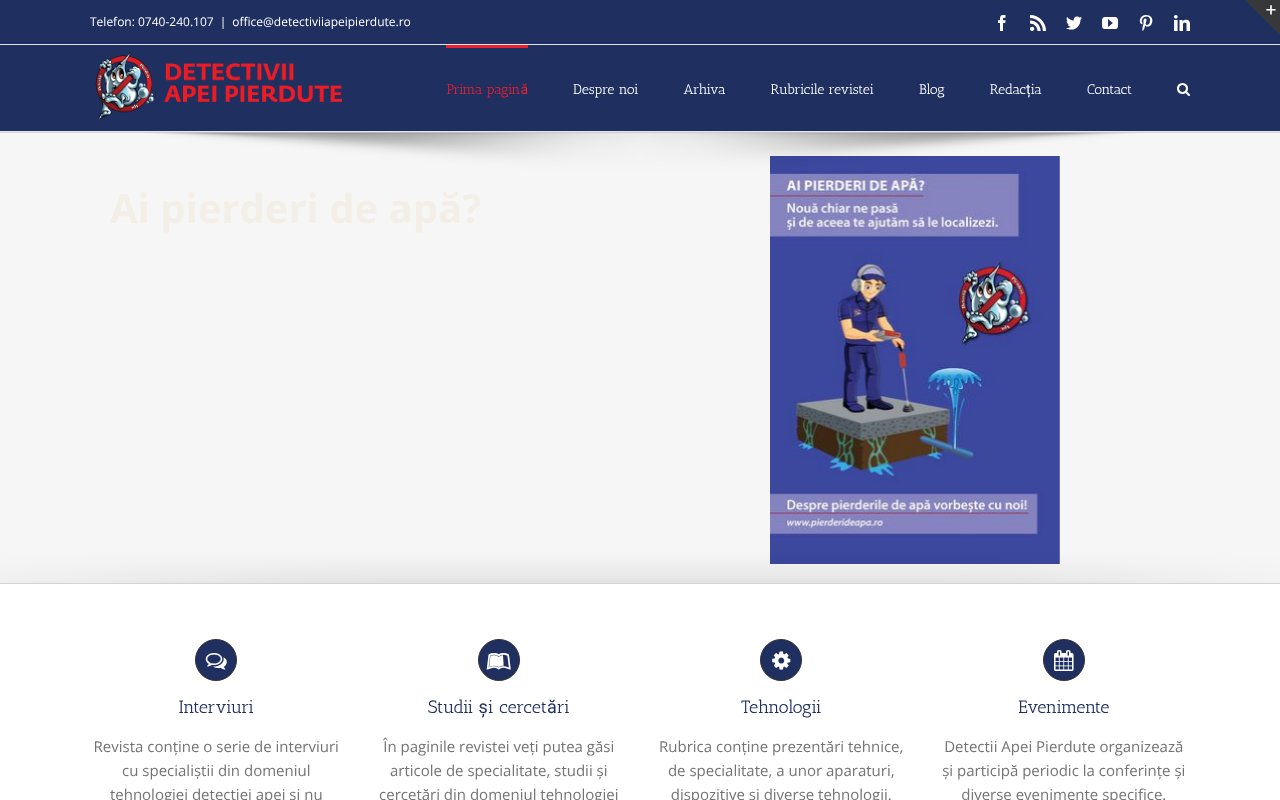 Screenshot of detectiviiapeipierdute.ro