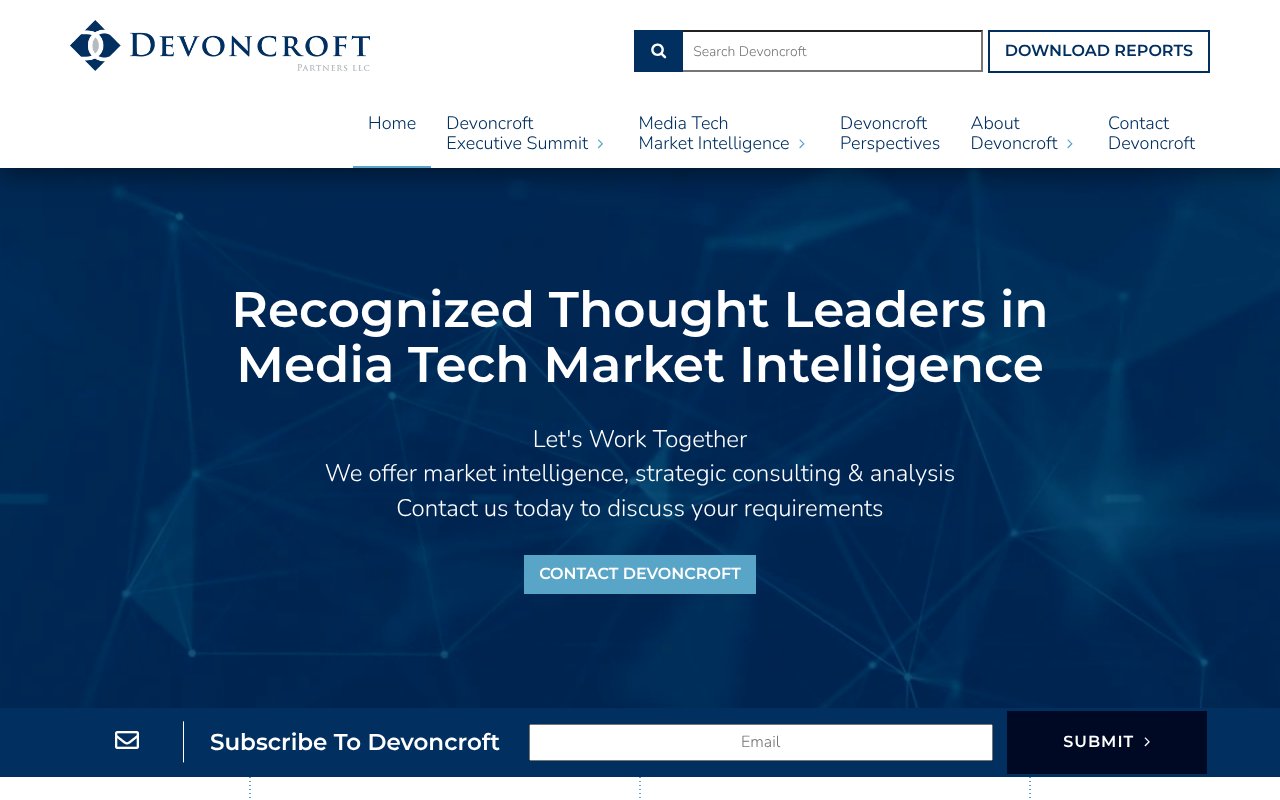 Screenshot of devoncroft.com