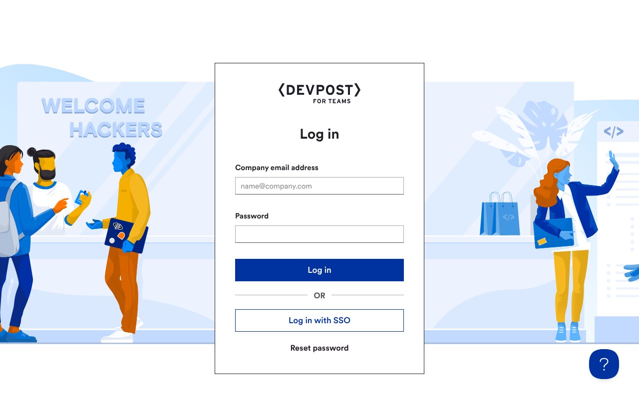 Screenshot of devpost.team