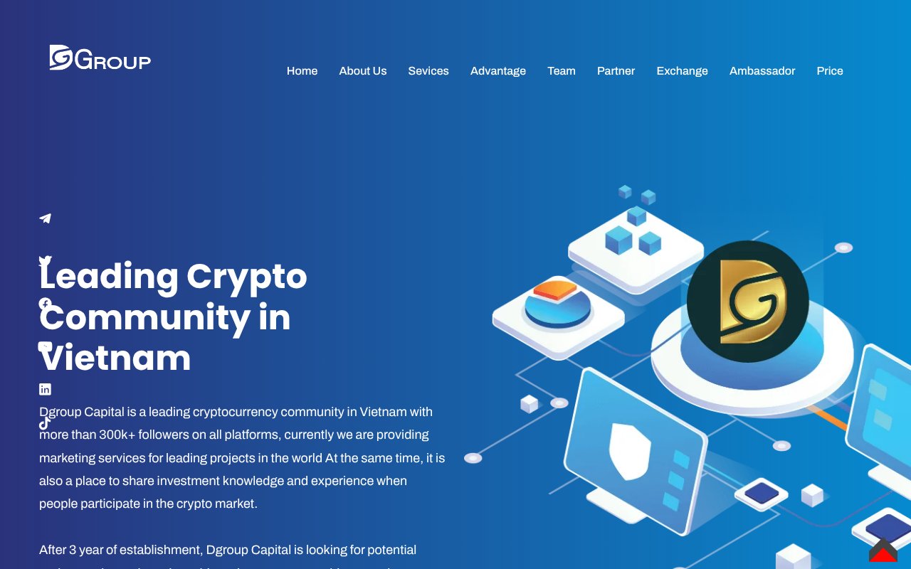 Screenshot of dgroup.capital