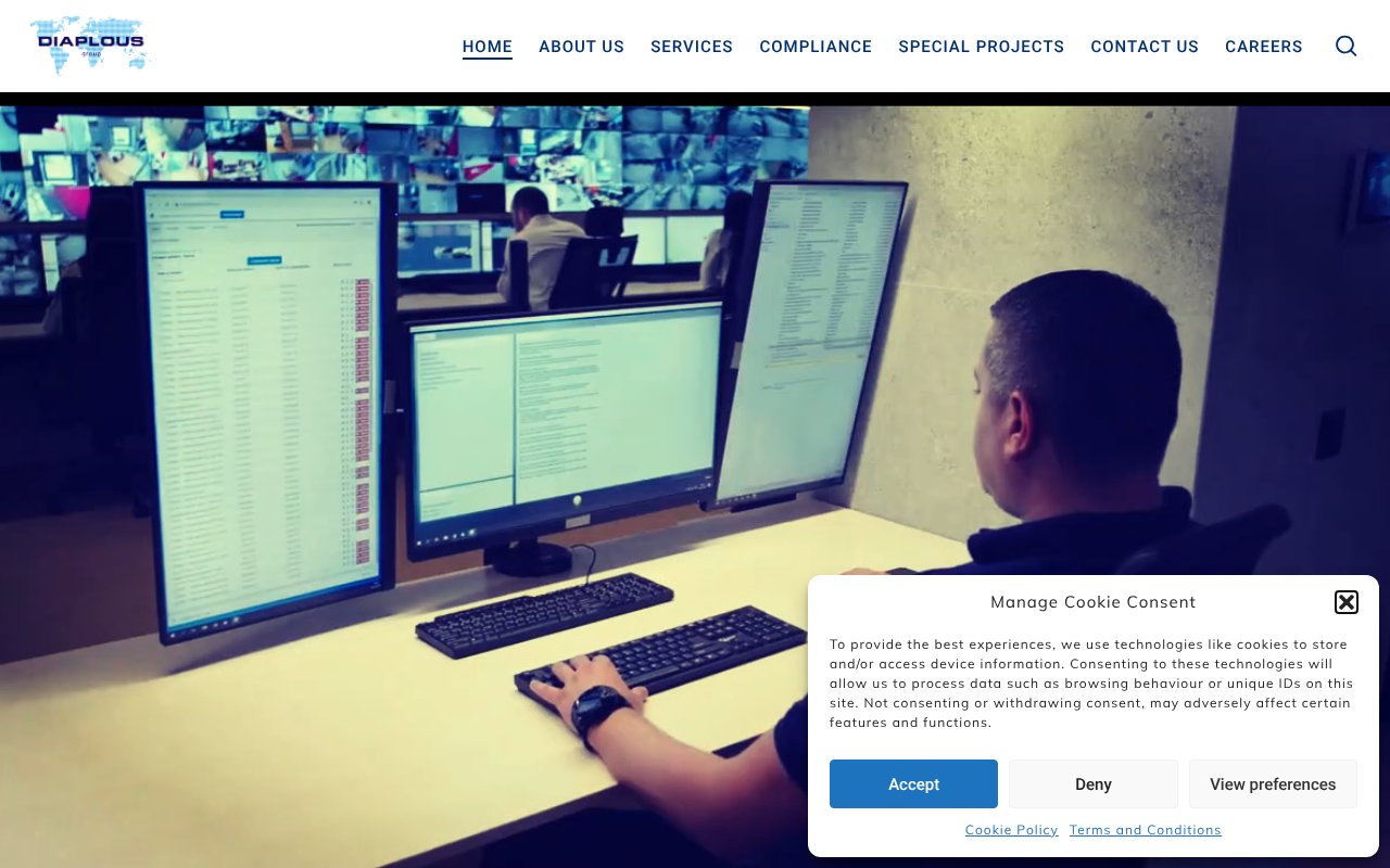 Screenshot of diaplous-ms.com