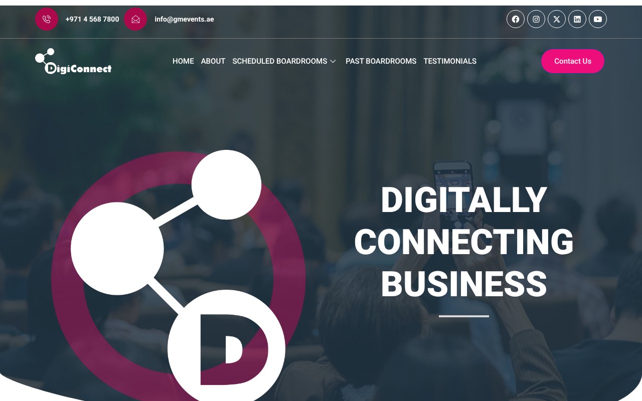 Screenshot of digiconnect.ae